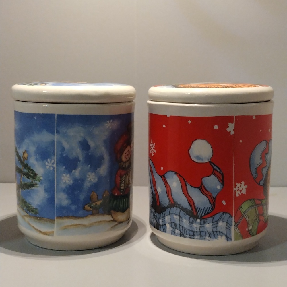 CHRISTMAS CANISTER JARS - Picture 2 of 9